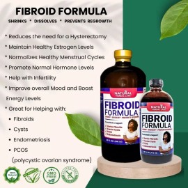 Natural Herbal Labs FIBROID Formula By Natural Herbal Labs, Plant-Based Superfood, 16 oz.