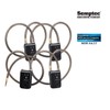 Semptec Urban Survival Technology Bluetooth Bicycle Lock: Set of 4