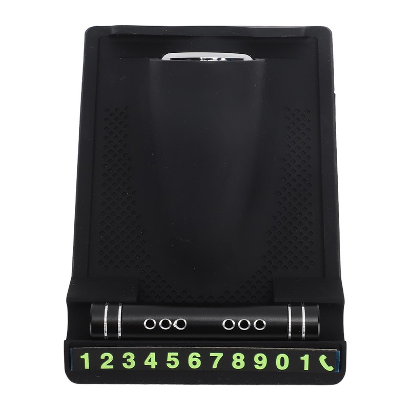 Central Console Dashboard Clock Parking Phone Number Card Aromatherapy Tube