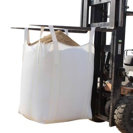 10 Pack FIBC Bulk Bag, Ton Bag, 35"L x 35"W x 43"H, 2200lbs SWL, Heavy Duty Bulk Bag for Industry Agriculture