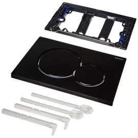 Geberit 115.770. DW. 5 Sigma01 Flush Plate, Plastic Handle, Jet Black RAL9005