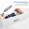 Mynoozi 10 Pack 80mm Long (64mm Hole Centre) Kitchen Cabinet