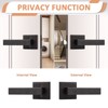 Probrico 3 Pack Heavy Duty Passage Door Lever for Closets