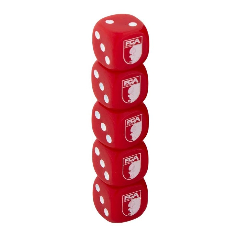 FC Augsburg FCA Dice Cup with 6 Dice