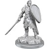 WizKids D&D Nolzur's Marvelous Miniatures: Human Fighters Unpainted Dungeons and