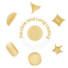 200pcs 1 Inch Brass Pipe Screens, 1 Inch Brass Pipe Screen with Storage Box