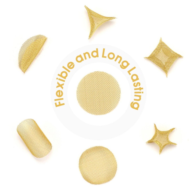 200pcs 1 Inch Brass Pipe Screens, 1 Inch Brass Pipe
