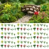 100 Pcs Mini Model Trees Miniature Plants Set