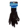 Blue Spot Tools 23010 Nitrile Grip Gloves (Large), Black