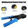 Crimping Tool Kit ValueHall Multifunctional Ethernet Crimper Crimp Tool Kit