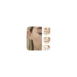 3 Pairs Lymphatic Earrings for Women Rhinestone Hoop Dangle Earrings Lymphatic Germanium Earrings Lymphatic Drainage Earrings for Women Dainty Jewelry Gifts