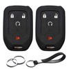 INFIPAR 2pcs Compatible with GMC Terrain Acadia Key Fob Cover
