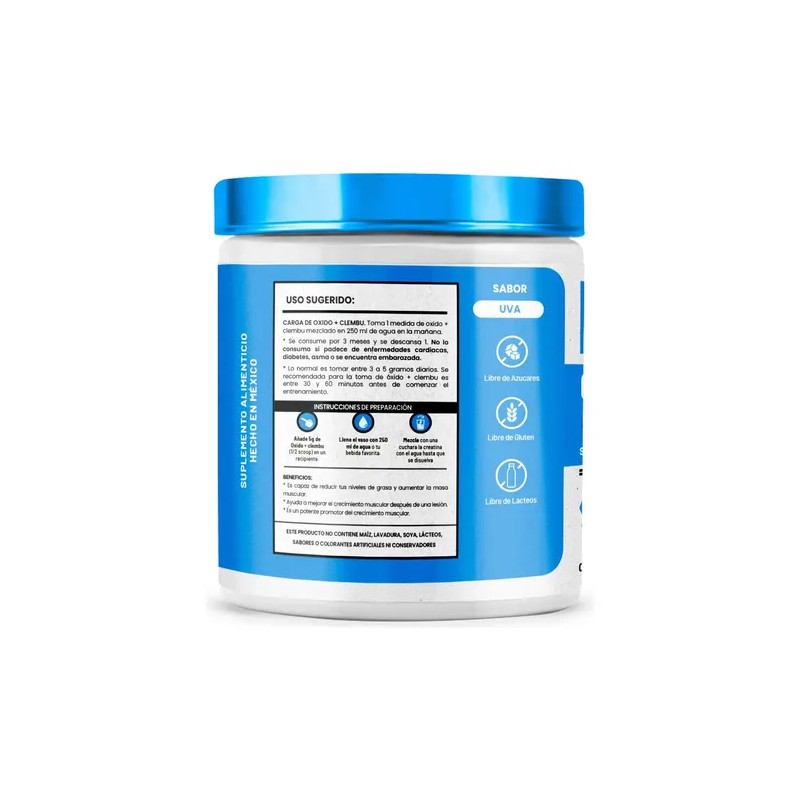 Óxido Nítrico + Clembuterol D-mon Protein 300g Preentreno Fu
