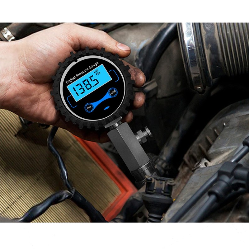 ZKTOOL LCD Digital Compression Tester Automotive,Digital Compression Gauge 250 PSI,Automotive