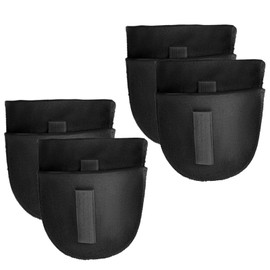 WLLHYF 2 Pairs Set-in Shoulder Pads Thickness 1.5cm Breathable Sponge Pads Shoulder Enhancer Sewing Supplies for Women Men Sloping High Low Shoulders Blazer Suit T-Shirt (Black)