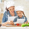 NLUS White Chef Hat and Apron, Adjustable Chef Costume Set,
