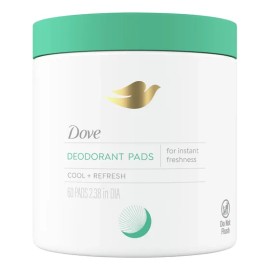Dove Toallitas Desodorantes 60 Pzas Aroma Fresh Waterlily