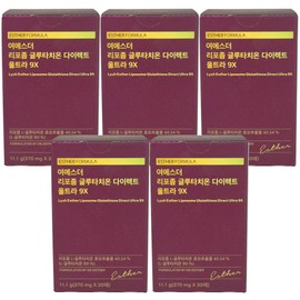 Yeo Esther Yeo Esther Liposomal Glutathione Direct Ultra 9X Effectiveness 5 Boxes 5 Months Supply / 여에스더 여에스터 리포좀 글루타치온 다이렉트 울트라 9X 효능 효과 5박스 5개월분