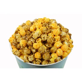 Signature Popcorn, 1-Gallon Thank You Gift Bucket, Perfect Duo (Caramel & Cheddar Popcorn Mix), Reusable Plastic Container, Sweet & Savory Snack, Gluten-Free, Gourmet Holiday Gift, Multi Language Design