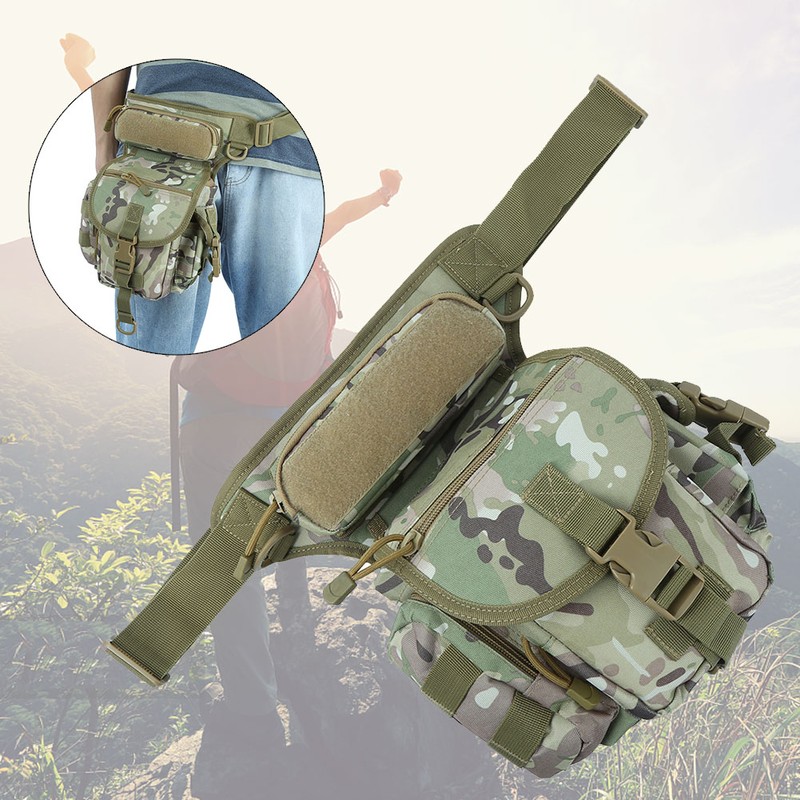 Oxford Cloth Drop Leg Bag Waterproof Reporter Pouch Leg Bag