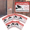 Be In Your Mind 20PCS Warning Video Surveillance Sticker 7.4