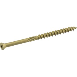 Power Pro 967887 Trim Screws, #8 x 3", All Purpose Wood, Deck, Composite, and Exterior Trim Screws, Rust Resistant, Bronze, 2000pcs Box
