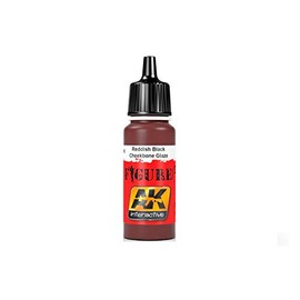 Paint - Figure - Yellow, Red, and Orange Colors Reddish Black Cheekbone Glaze (Acrylic)