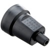 Silver Electronics 9231 Schuko Socket Plug, Black, Hembra