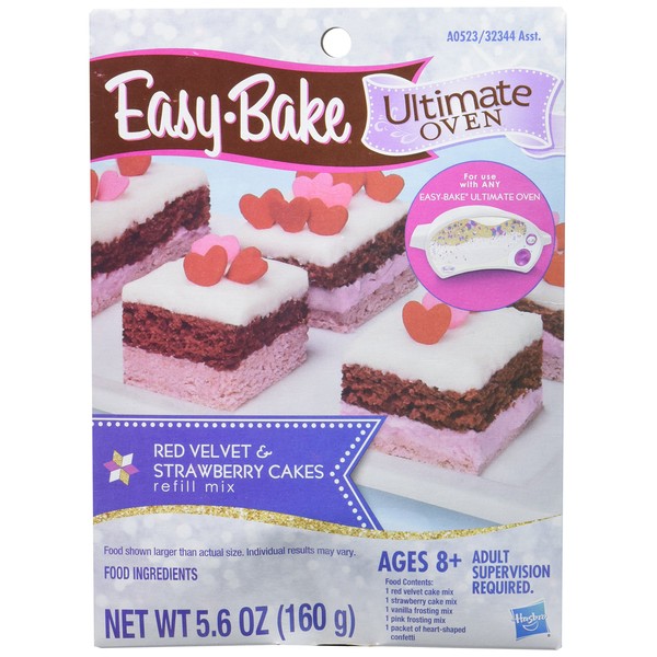Easy-Bake Ultimate Oven Red Velvet and Strawberry Cakes Refill Pack