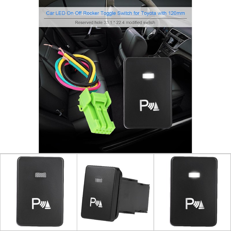 Car LED On Off Rocker Toggle Switch for Camery Yaris