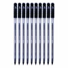 CLARO A-one Ballpoint Pens, BLACK, Medium Point (1.0mm), Pack of