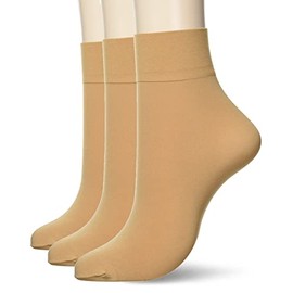 Atsugi FS4071 Women's Stockings, SOCKS Tightening, Ankle Length, nude beige