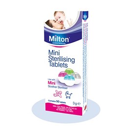 Milton Mini Sterilising Tablets - 50 Tablets, White