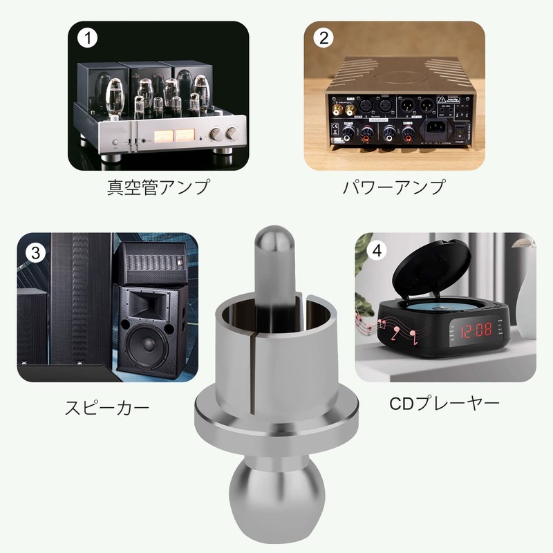 Monosaudio RCA Plug Cap Teflon RCA Cap Protective Cap Noise