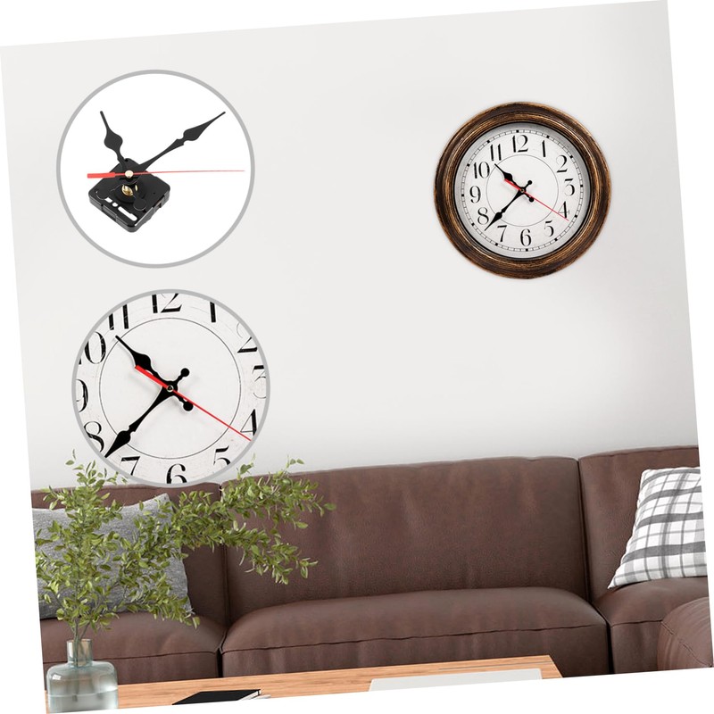 COHEALI 2 Sets DIY Clock Movement Replacement Mechanism Mute Movement