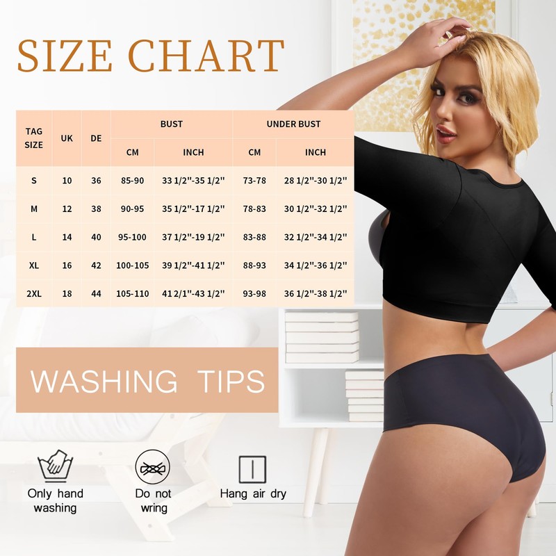 ONEW Women's Arm Shaper Upper Arms Slim Shaper Humpback Posture