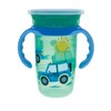 Vaso con Borde 360° - con Asas Removibles Camionetas/Verde