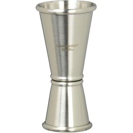 Aoyoshi 520877 Cocktail Measure Cup, 0.6 fl oz (15/30 ml), Matte Silver, Diameter 1.6 x Height 3.3 inches (41 x 85 mm)