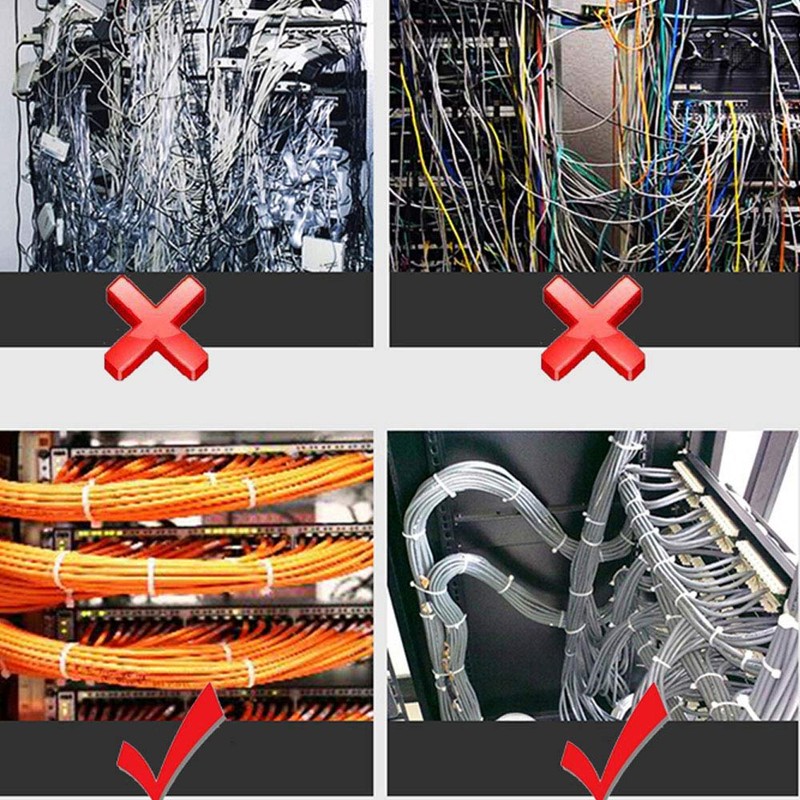 100 8 inch pieces Cable Zip Nylon Heavy Duty Self