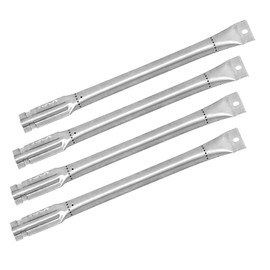 Plowo Stainless Steel Grill Burners Replacement for Charbroil 463248108 463248208 463268007 463268008 463268606 461262407, Thermos 461262407, 15 7/8", 4-Pack