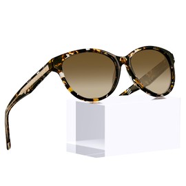 CARFIA Vintage Womens Sunglasses Polarised UV Protection for Driving Outdoor Travel Acetate Frame