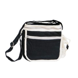 Simple Ecology Organic Cotton Insulated Lunch Bag - Black