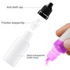 Apstqeeo 30pcs, 5ml Plastic Dropper Bottles with Squeezable Dispenser and