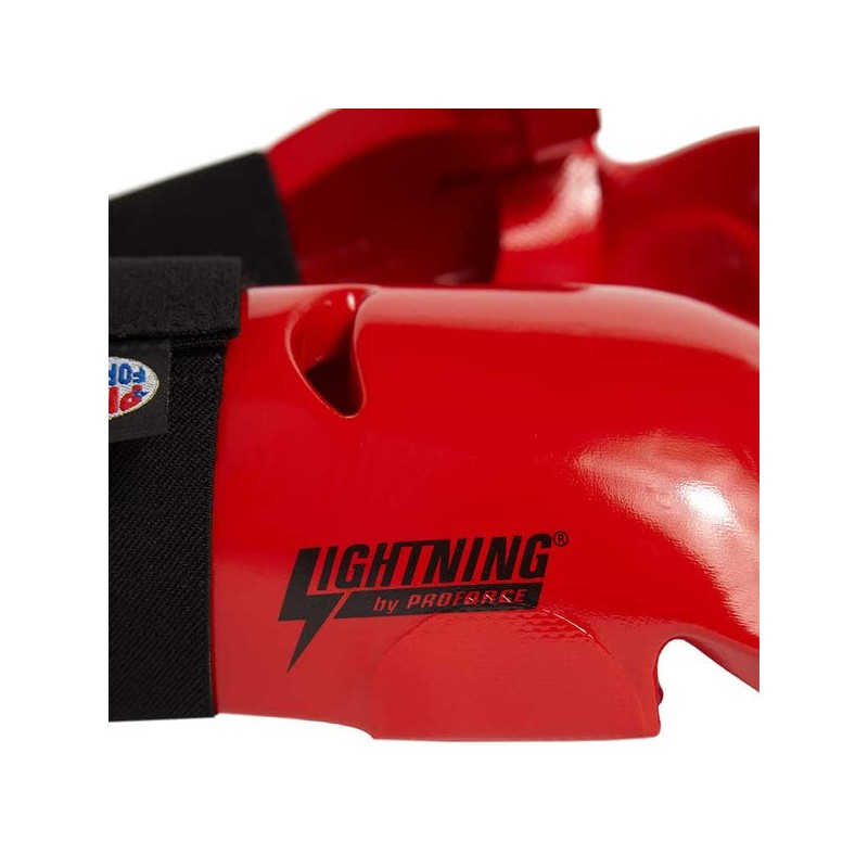 Pro Force Lightning Punches Karate Sparring Gloves - Red -