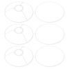 PATIKIL 7 Inch E26 E27 Lamp Shade Ring Frame with