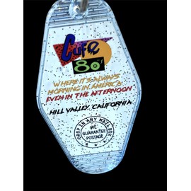 Café 80s Keytag – Back to the Future Nostalgia