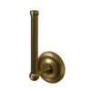 Bisk 00404 Deco Spare Toilet Roll Holder in Antique Brass,