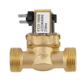 Nimoa Electric Valve, G3/4 Two-Way Water Inlet N/C Normal Closed Electronic Solenoid Valve AC 220V 240V FCD-180B