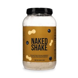 NAKED Shake - Peanut Butter Blueberry Protein Powder, Plant Based Protein with Mct Oil, Gluten-Free, Soy-Free, No Gmos Or Artificial Sweeteners - 30 S