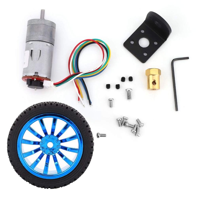 DC12V DIY Encoder Gear Motor for Smart Car Robot with